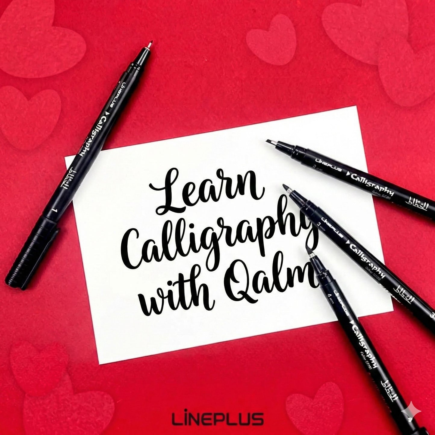 The Complete 4-in-1 Arabic Calligraphy Kit for Kids | Self Learn & Trace QALM 