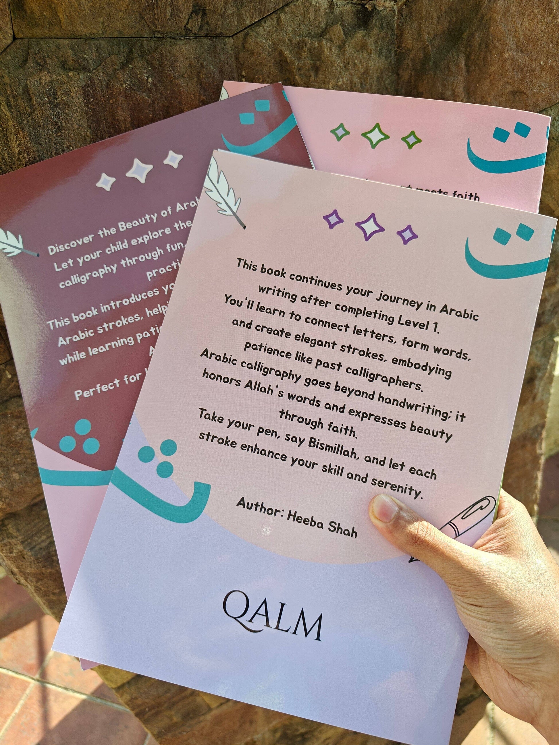 The Complete 4-in-1 Arabic Calligraphy Kit for Kids | Self Learn & Trace QALM 